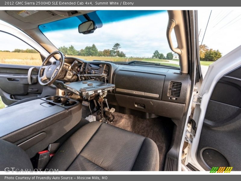 Summit White / Ebony 2012 GMC Sierra 2500HD SLE Extended Cab 4x4