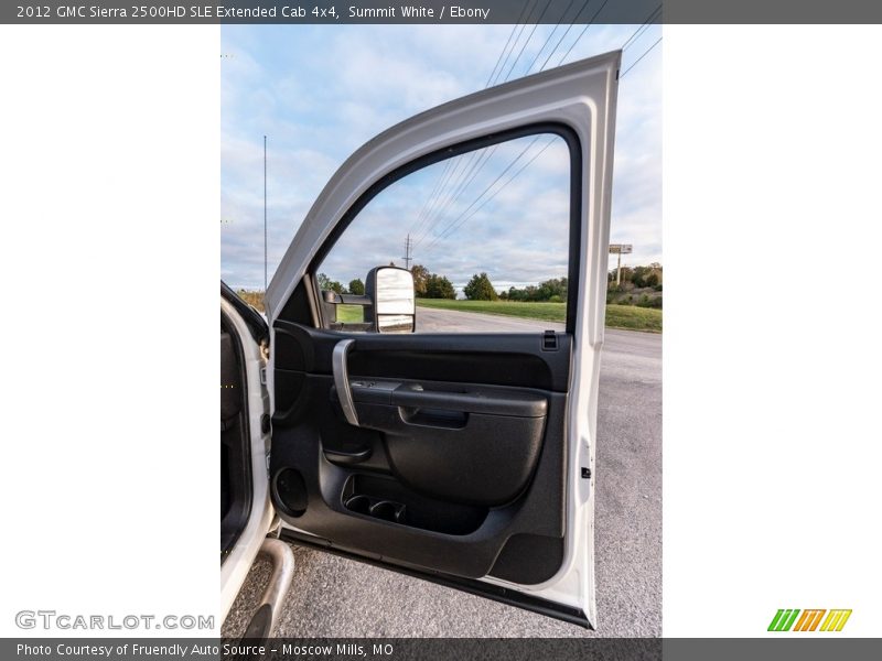 Summit White / Ebony 2012 GMC Sierra 2500HD SLE Extended Cab 4x4