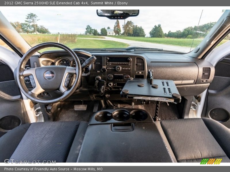 Summit White / Ebony 2012 GMC Sierra 2500HD SLE Extended Cab 4x4