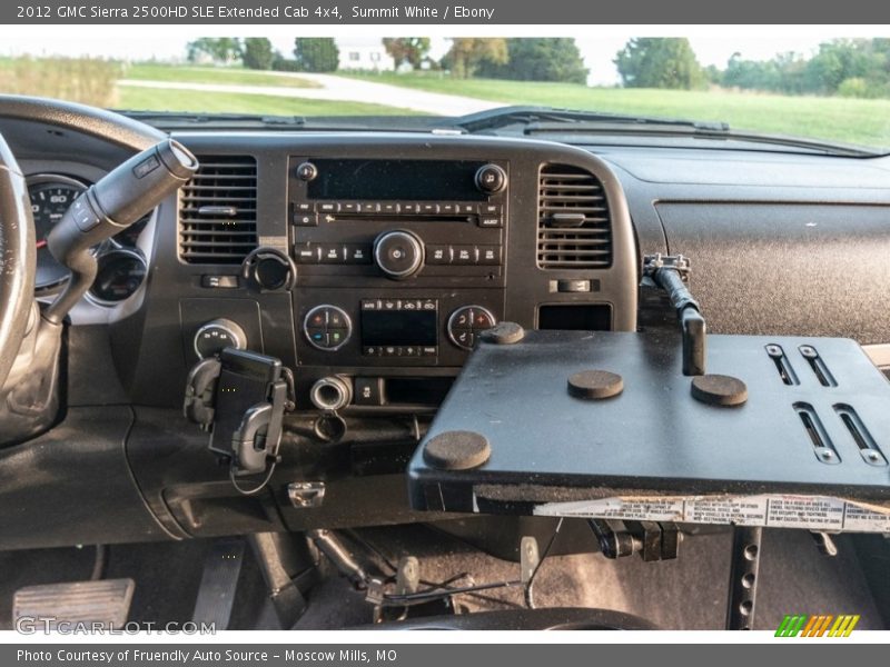 Summit White / Ebony 2012 GMC Sierra 2500HD SLE Extended Cab 4x4