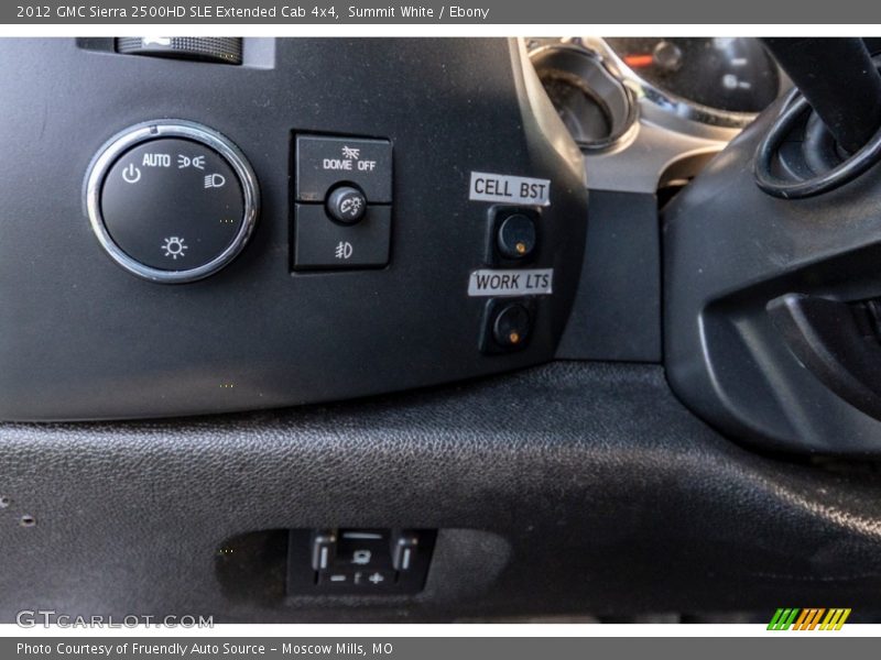 Summit White / Ebony 2012 GMC Sierra 2500HD SLE Extended Cab 4x4