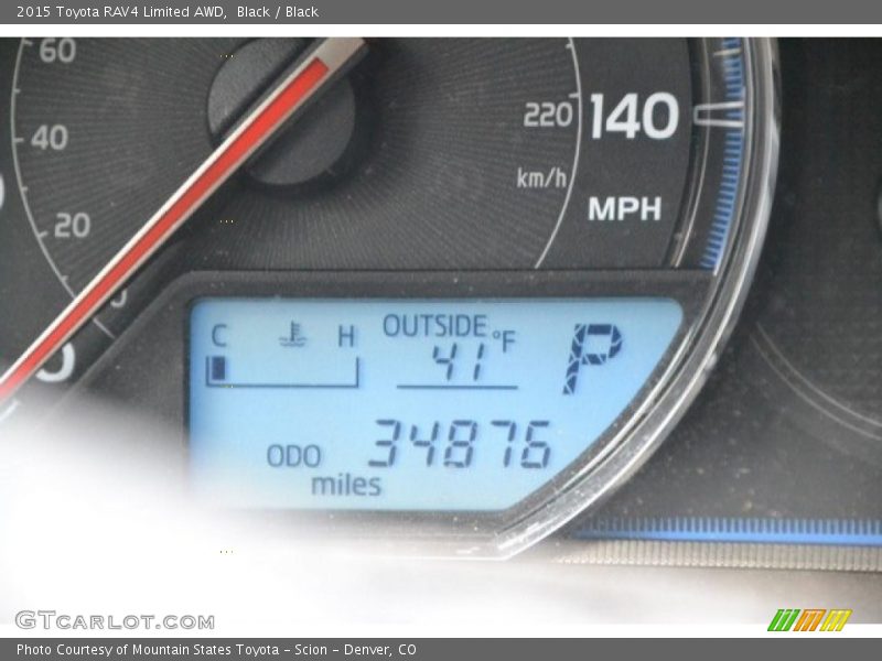 Black / Black 2015 Toyota RAV4 Limited AWD