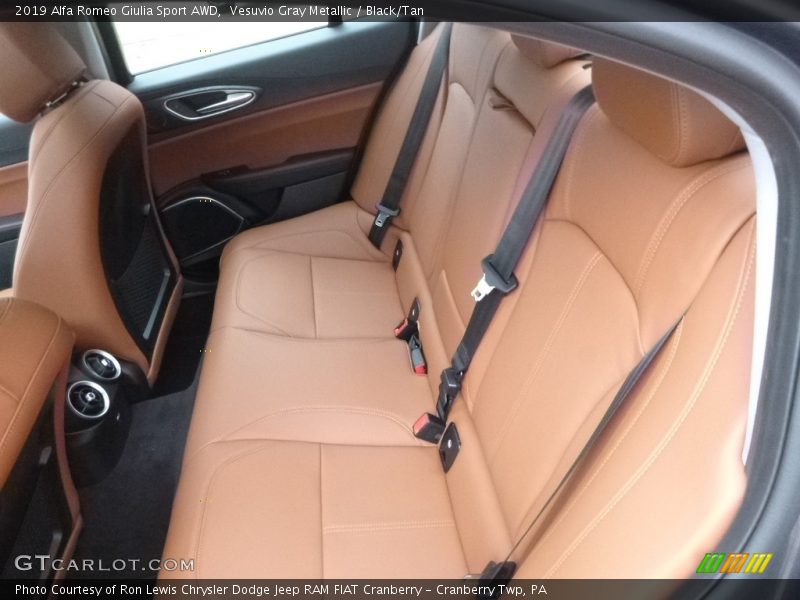 Rear Seat of 2019 Giulia Sport AWD