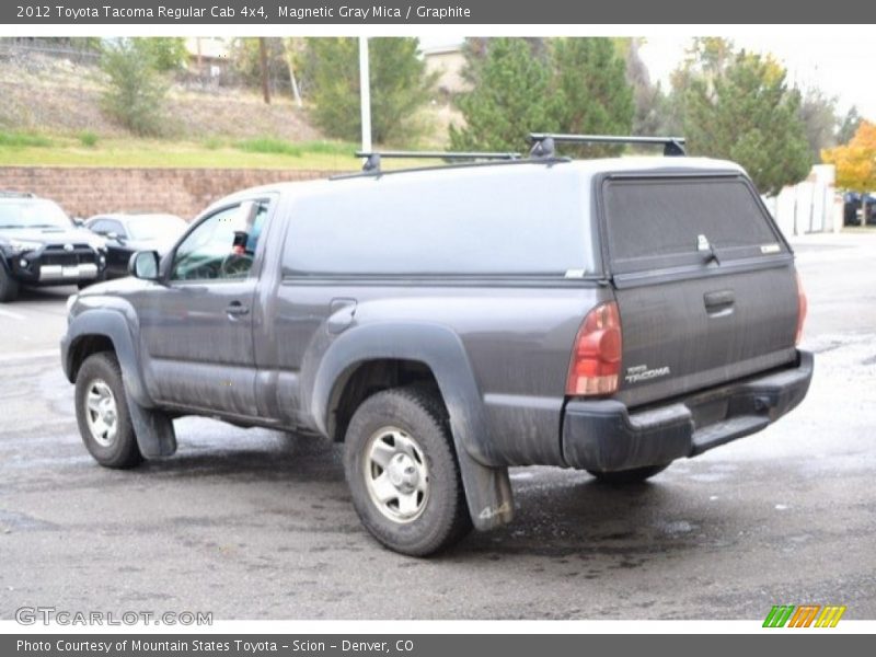 Magnetic Gray Mica / Graphite 2012 Toyota Tacoma Regular Cab 4x4