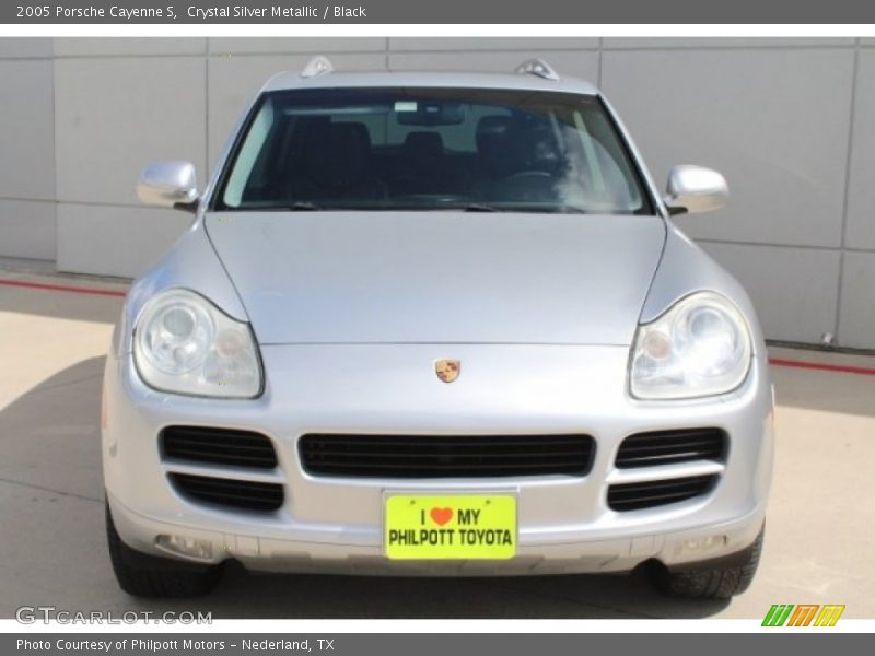 Crystal Silver Metallic / Black 2005 Porsche Cayenne S