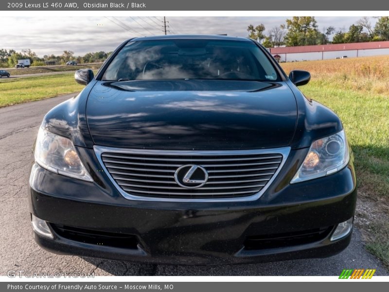 Obsidian Black / Black 2009 Lexus LS 460 AWD