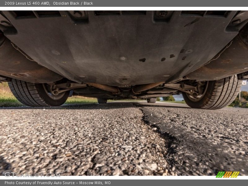 Obsidian Black / Black 2009 Lexus LS 460 AWD