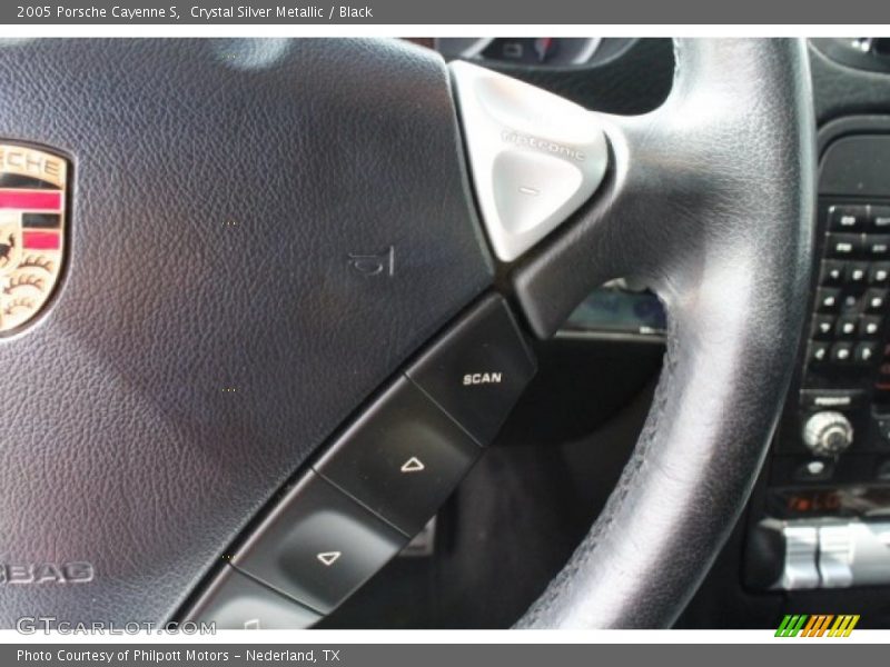 Crystal Silver Metallic / Black 2005 Porsche Cayenne S