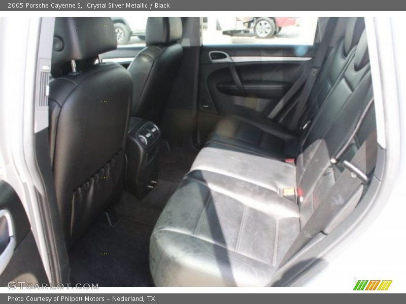 Crystal Silver Metallic / Black 2005 Porsche Cayenne S