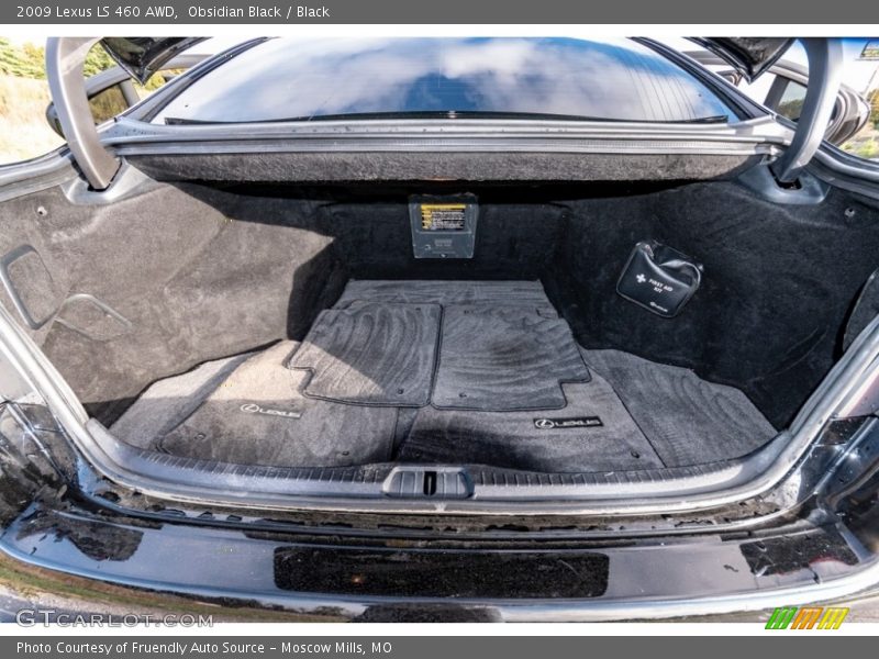 Obsidian Black / Black 2009 Lexus LS 460 AWD