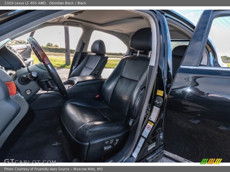 Obsidian Black / Black 2009 Lexus LS 460 AWD