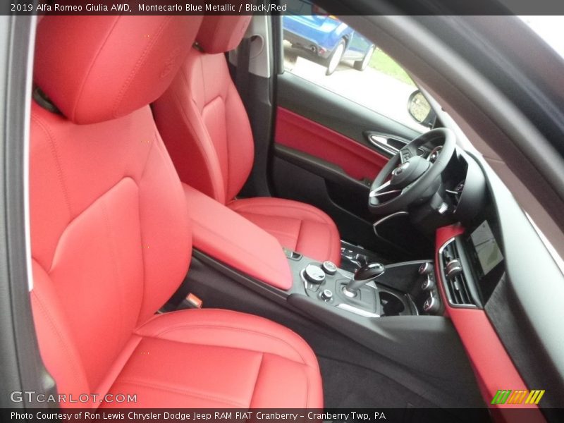  2019 Giulia AWD Black/Red Interior
