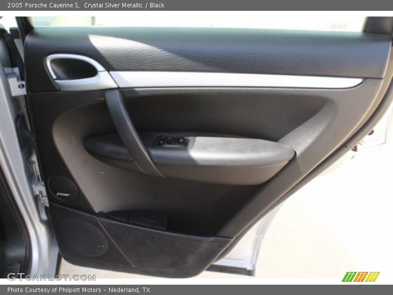 Crystal Silver Metallic / Black 2005 Porsche Cayenne S