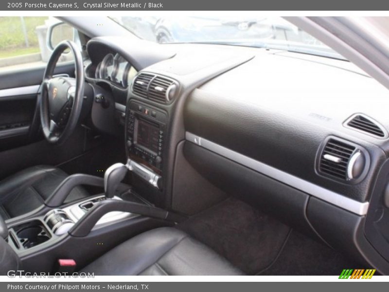 Crystal Silver Metallic / Black 2005 Porsche Cayenne S