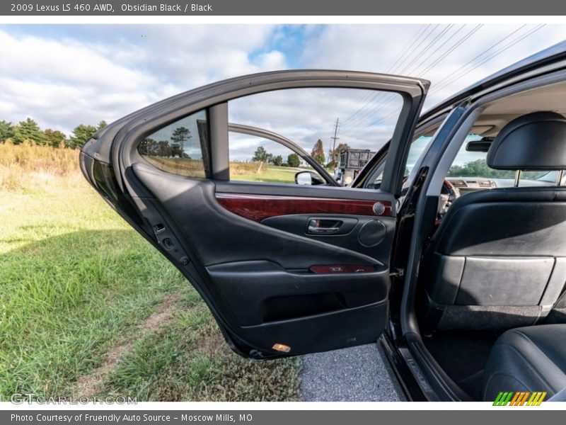 Obsidian Black / Black 2009 Lexus LS 460 AWD