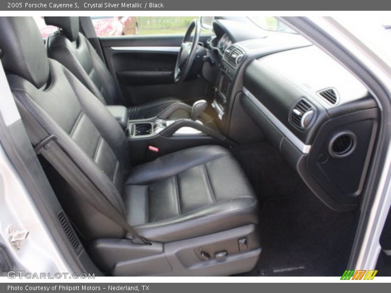 Crystal Silver Metallic / Black 2005 Porsche Cayenne S