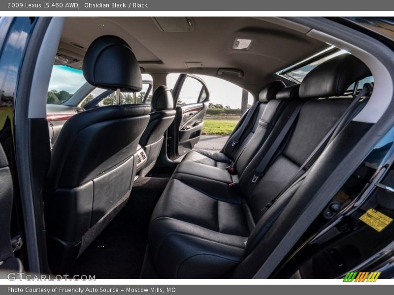 Obsidian Black / Black 2009 Lexus LS 460 AWD