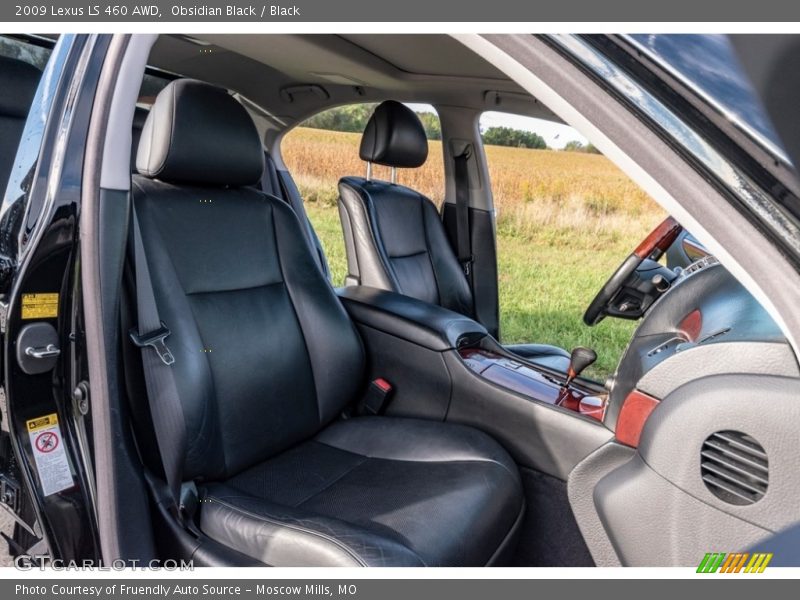 Obsidian Black / Black 2009 Lexus LS 460 AWD