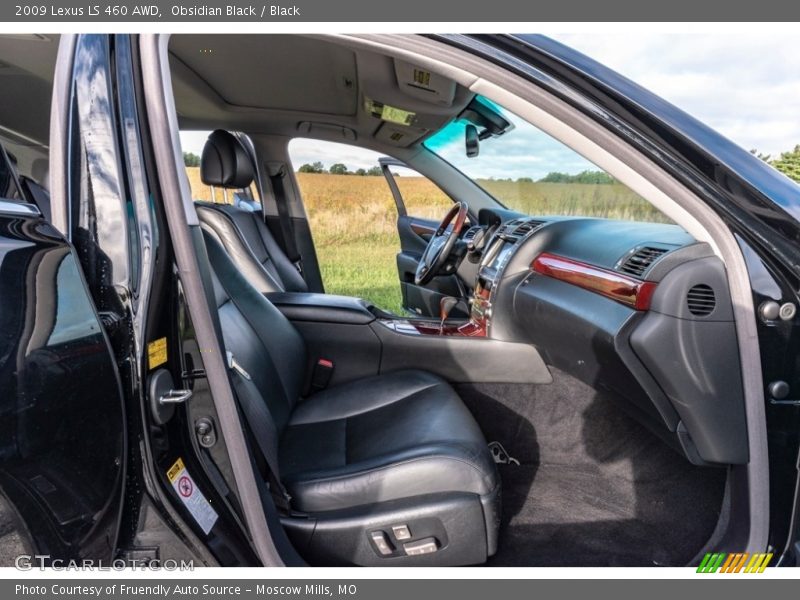 Obsidian Black / Black 2009 Lexus LS 460 AWD