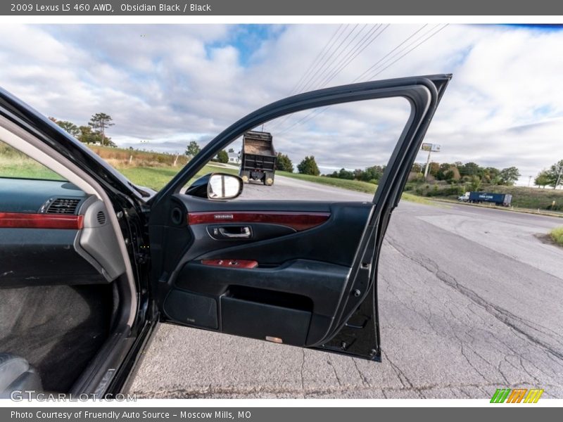 Obsidian Black / Black 2009 Lexus LS 460 AWD