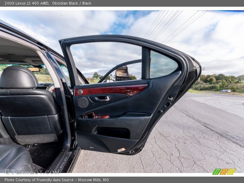 Obsidian Black / Black 2009 Lexus LS 460 AWD