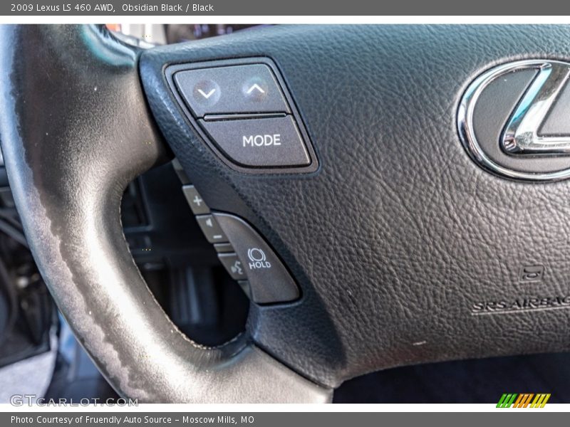 Obsidian Black / Black 2009 Lexus LS 460 AWD