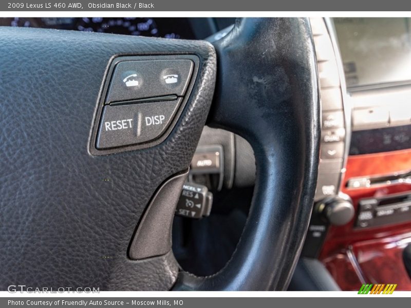 Obsidian Black / Black 2009 Lexus LS 460 AWD