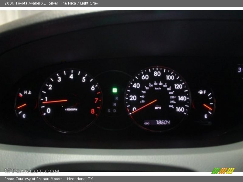 Silver Pine Mica / Light Gray 2006 Toyota Avalon XL