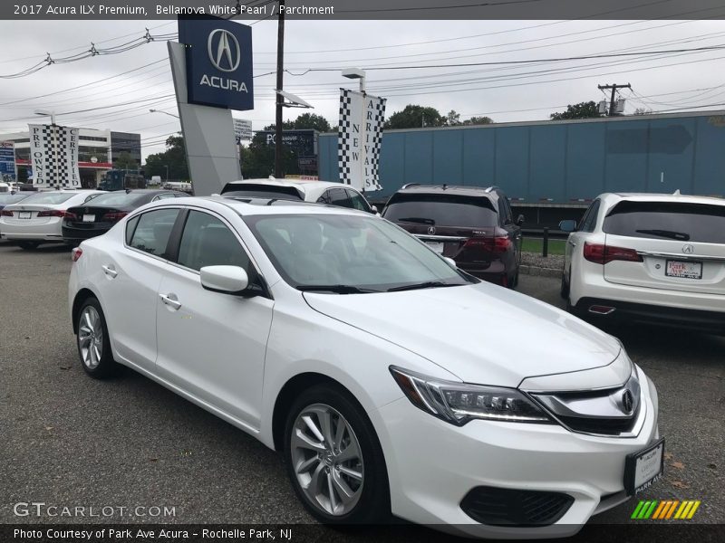 Bellanova White Pearl / Parchment 2017 Acura ILX Premium
