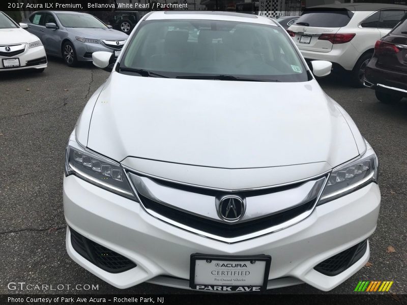 Bellanova White Pearl / Parchment 2017 Acura ILX Premium