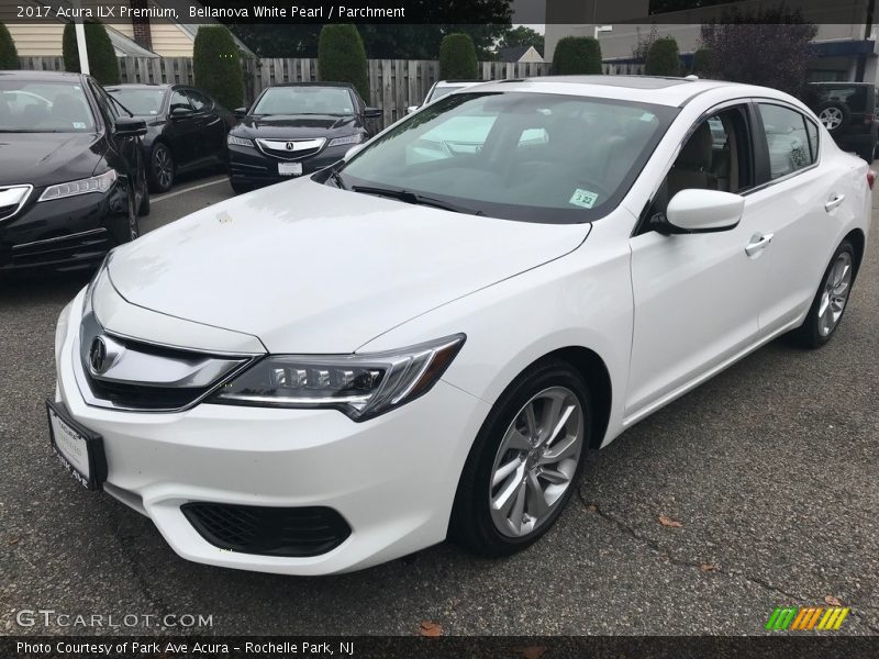 Bellanova White Pearl / Parchment 2017 Acura ILX Premium