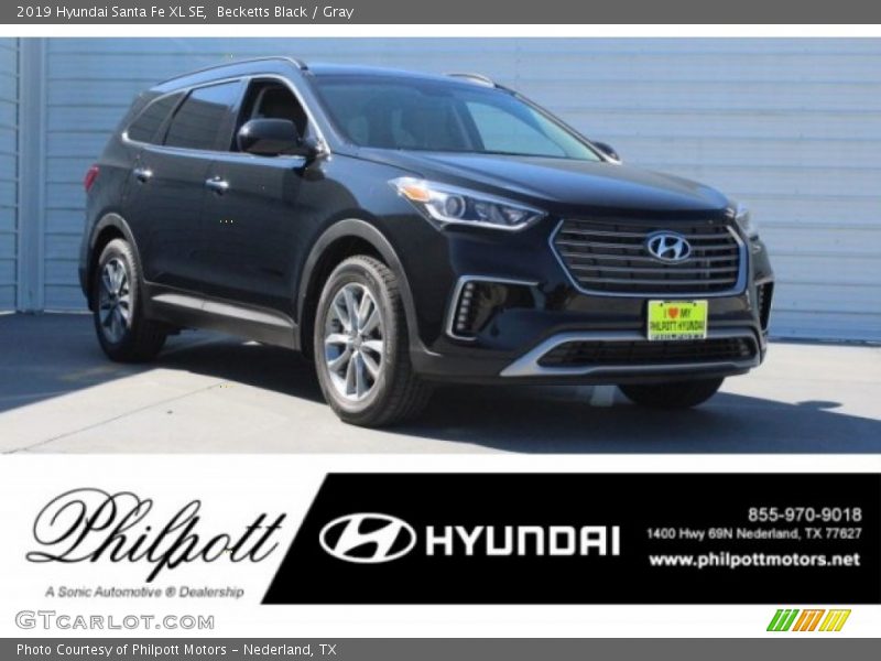 Becketts Black / Gray 2019 Hyundai Santa Fe XL SE