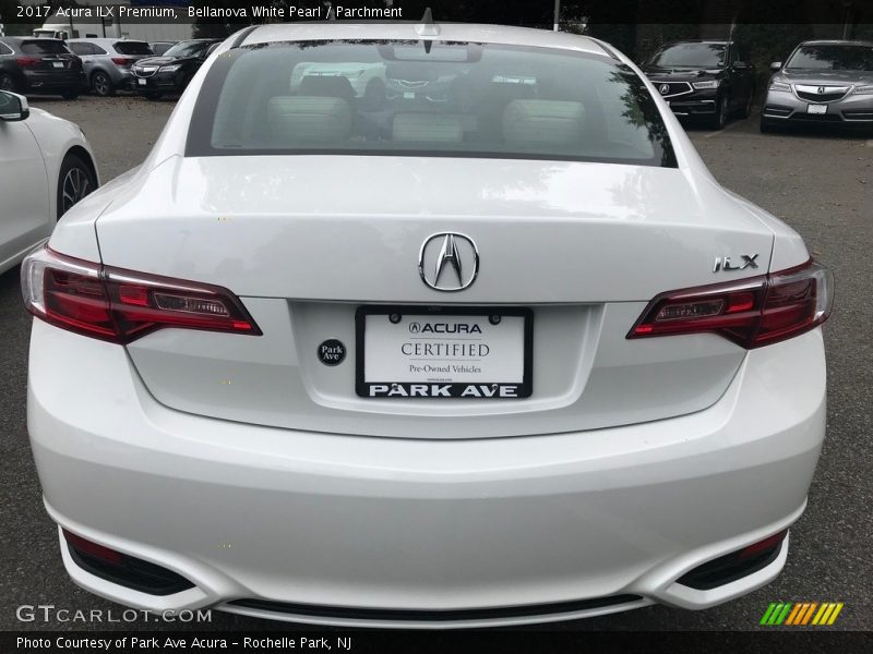Bellanova White Pearl / Parchment 2017 Acura ILX Premium