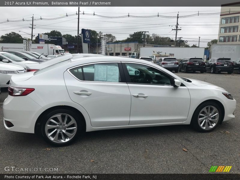 Bellanova White Pearl / Parchment 2017 Acura ILX Premium