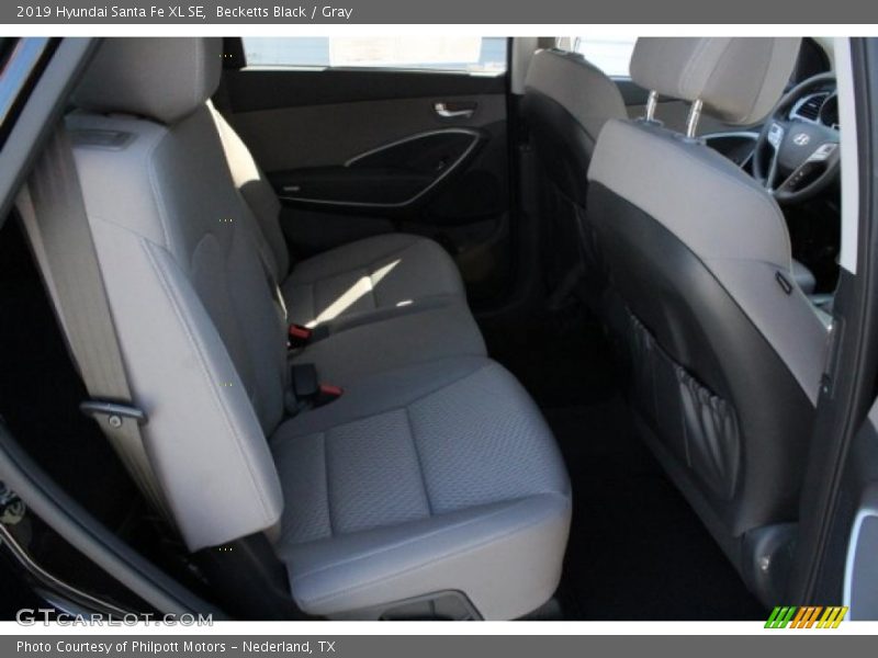 Rear Seat of 2019 Santa Fe XL SE