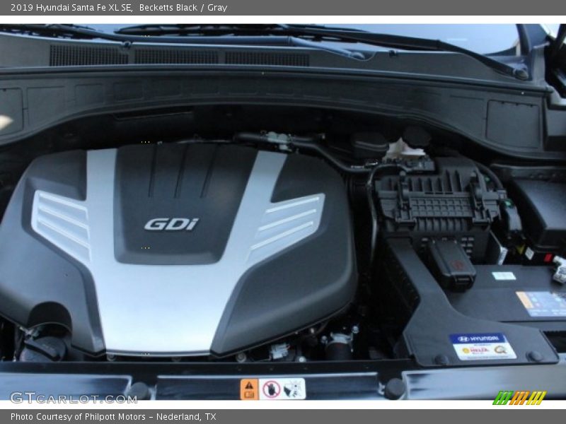  2019 Santa Fe XL SE Engine - 3.3 Liter GDI DOHC 24-Valve D-CVVT V6