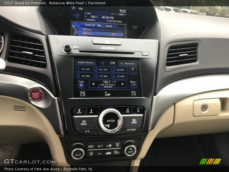 Bellanova White Pearl / Parchment 2017 Acura ILX Premium