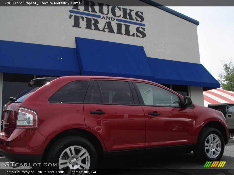 Redfire Metallic / Camel 2008 Ford Edge SE