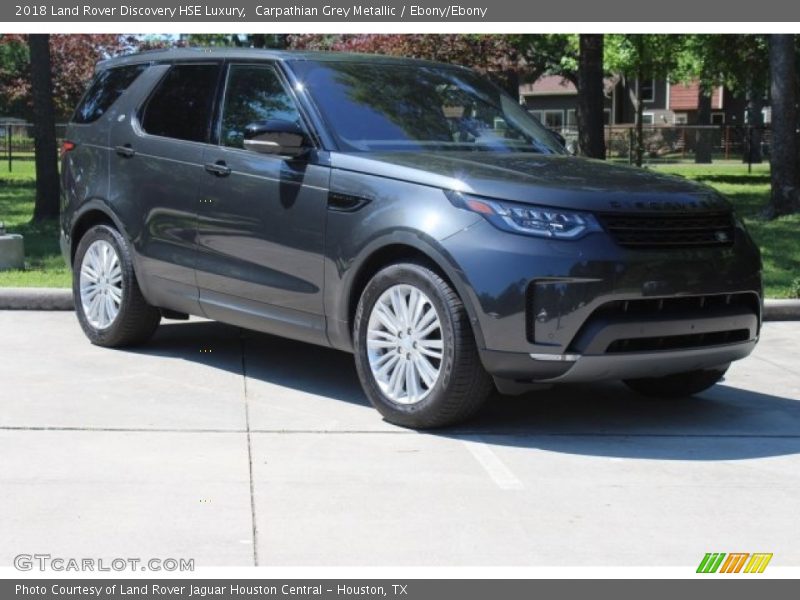 Carpathian Grey Metallic / Ebony/Ebony 2018 Land Rover Discovery HSE Luxury