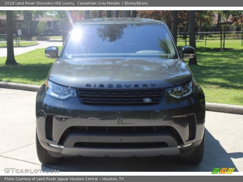 Carpathian Grey Metallic / Ebony/Ebony 2018 Land Rover Discovery HSE Luxury