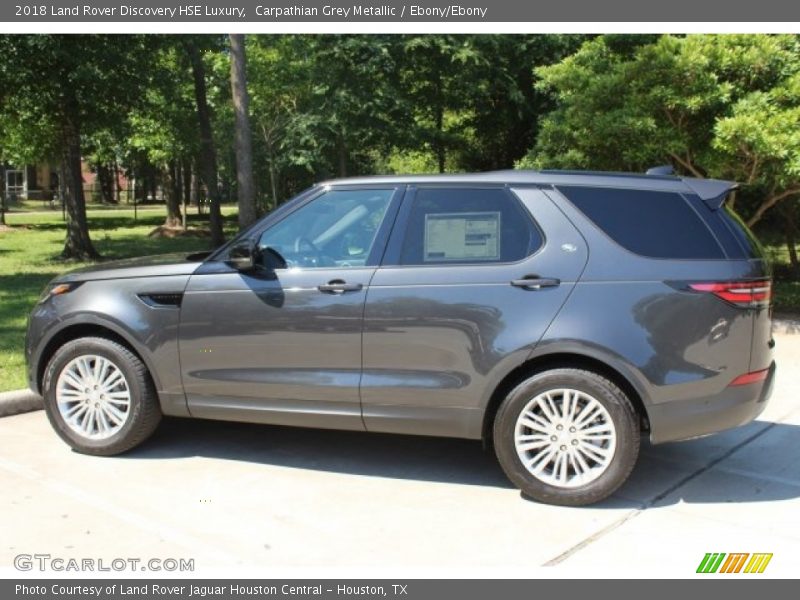 Carpathian Grey Metallic / Ebony/Ebony 2018 Land Rover Discovery HSE Luxury