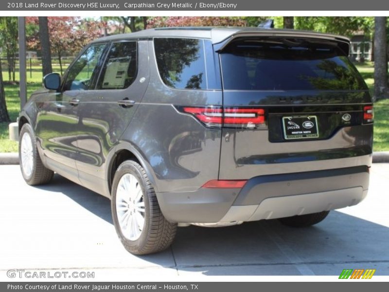 Carpathian Grey Metallic / Ebony/Ebony 2018 Land Rover Discovery HSE Luxury