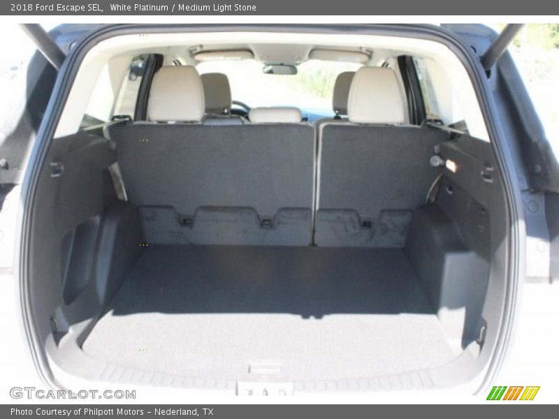 White Platinum / Medium Light Stone 2018 Ford Escape SEL