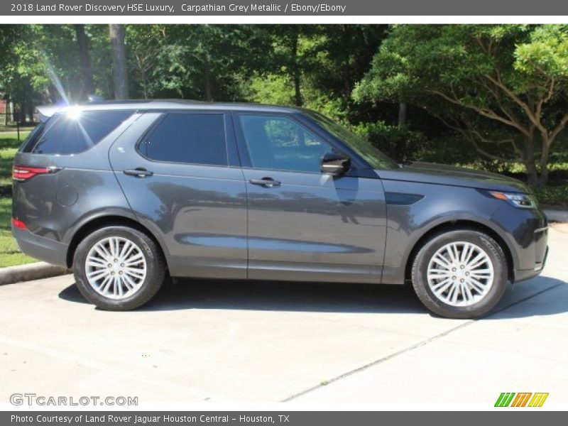 Carpathian Grey Metallic / Ebony/Ebony 2018 Land Rover Discovery HSE Luxury