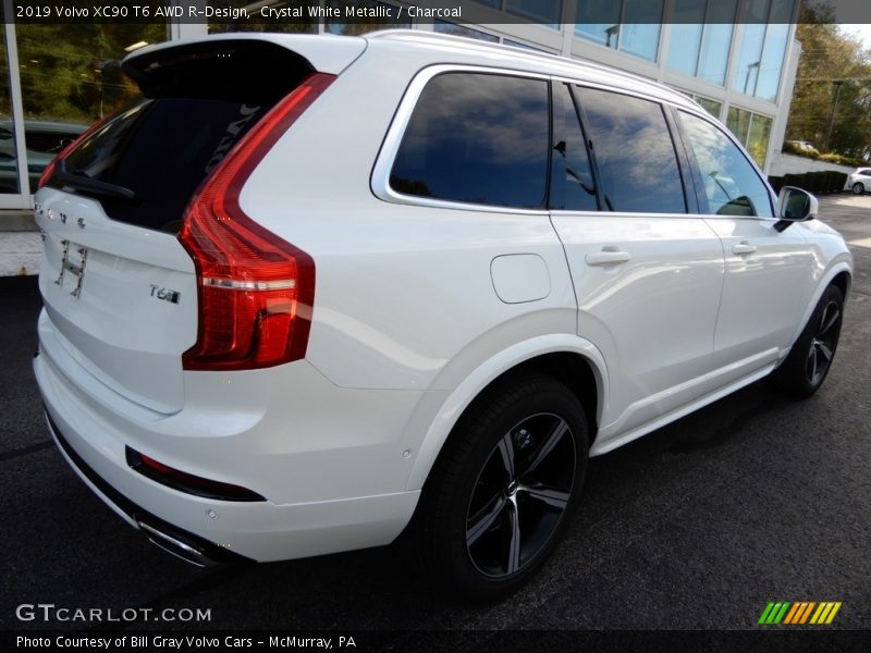 Crystal White Metallic / Charcoal 2019 Volvo XC90 T6 AWD R-Design