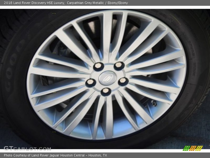 Carpathian Grey Metallic / Ebony/Ebony 2018 Land Rover Discovery HSE Luxury
