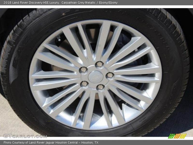 Carpathian Grey Metallic / Ebony/Ebony 2018 Land Rover Discovery HSE Luxury