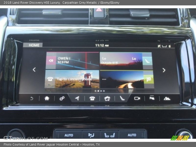 Carpathian Grey Metallic / Ebony/Ebony 2018 Land Rover Discovery HSE Luxury