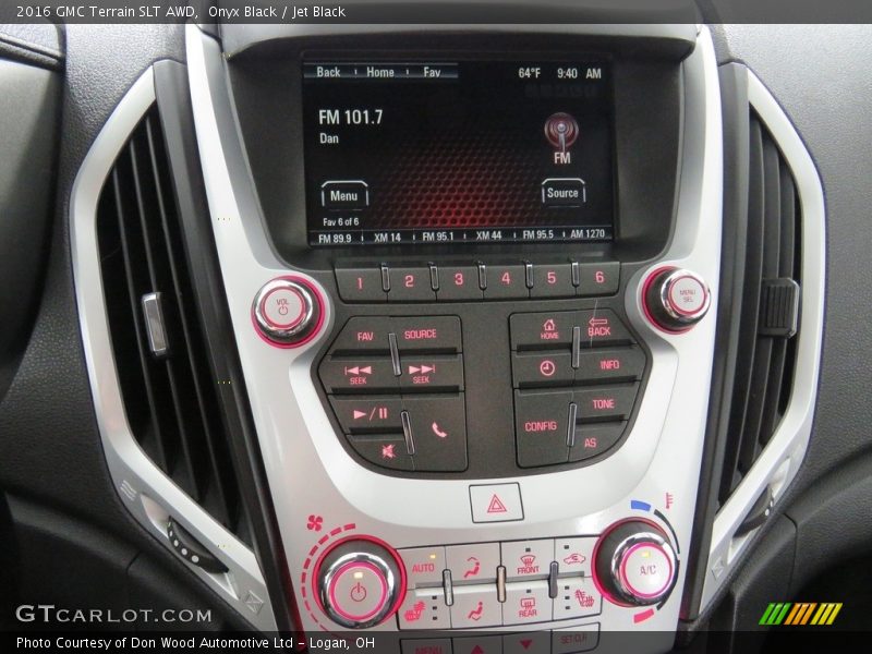 Onyx Black / Jet Black 2016 GMC Terrain SLT AWD