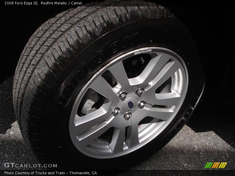 Redfire Metallic / Camel 2008 Ford Edge SE